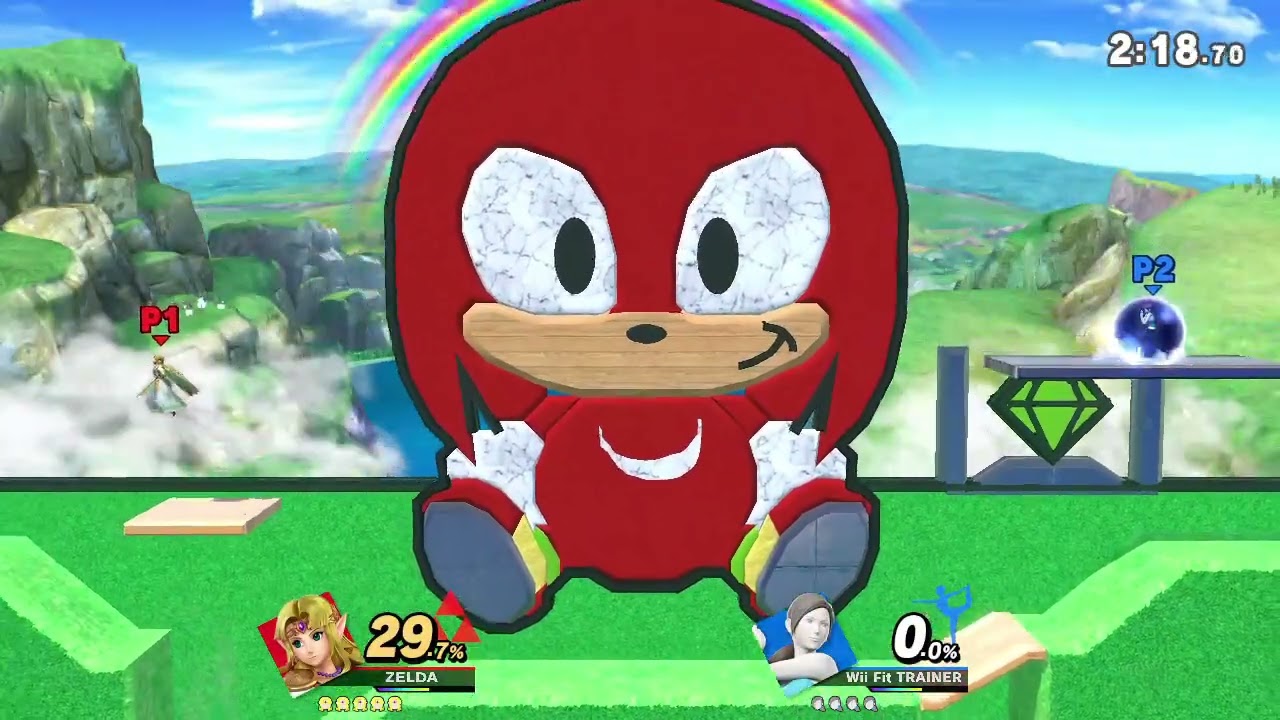 Catfight Battle - Zelda vs Wii Fit Trainer 