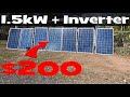 I bought a 1.5kW Solar System for $200!