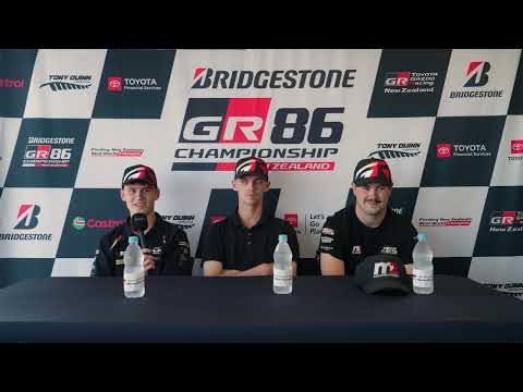 2025-26 Bridgestone GR86 Championship Round 5 Manfeild - Saturday Post Race 1 Press Conference