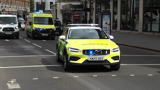 Unmarked Police, &#39;Sprint&#39; Mediccar &amp; Bears Ambulance driving in London!