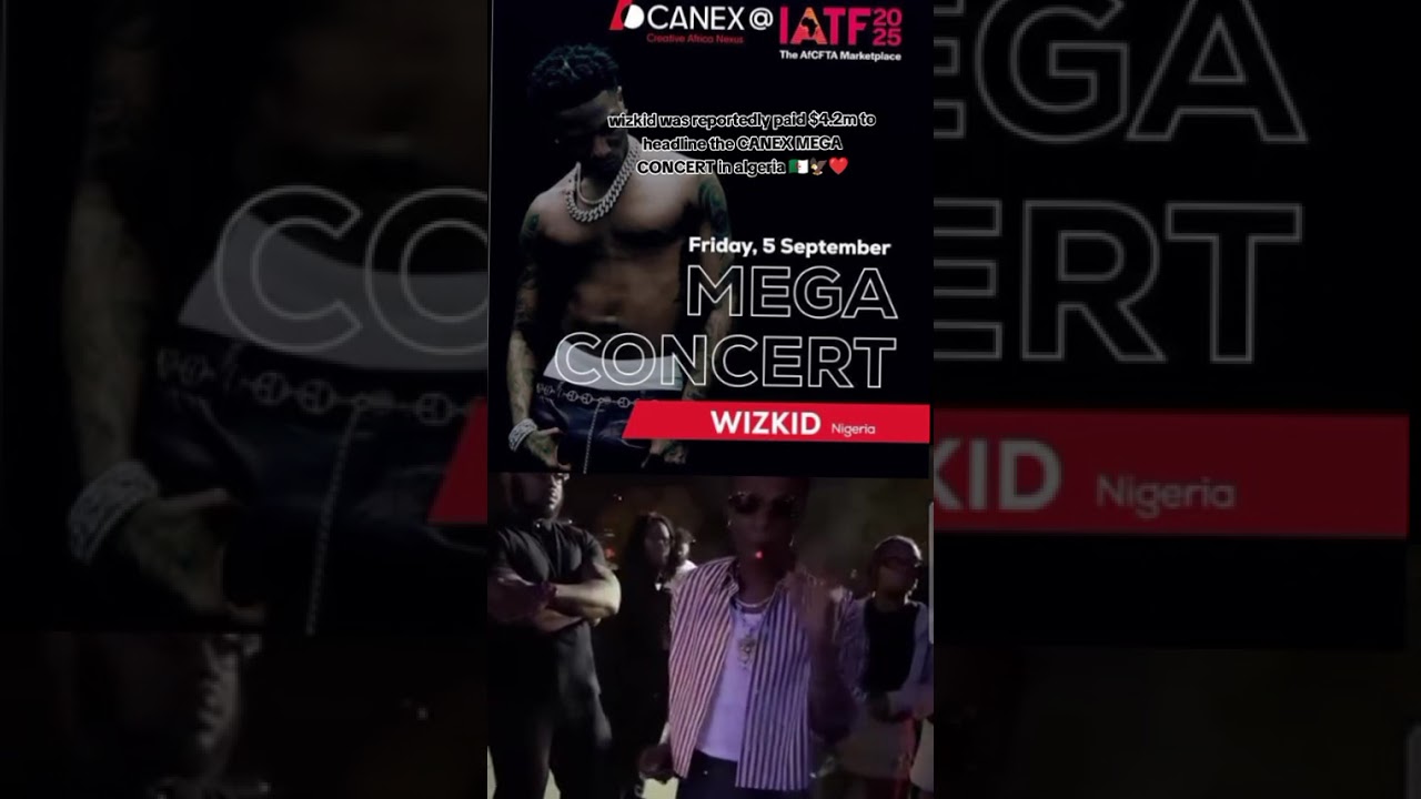 Wizkid will be headlining the CANEX 2025 Mega Concert on September 5th in Algeria 🇩🇿🦅