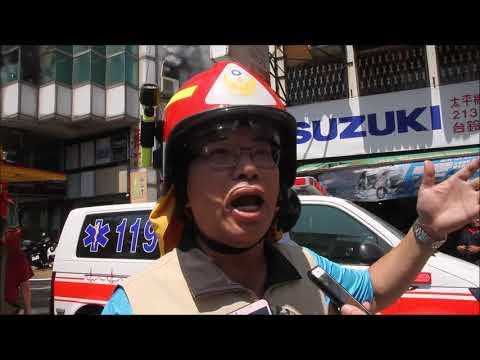 台南住商大樓冒火 人員急疏散無傷亡