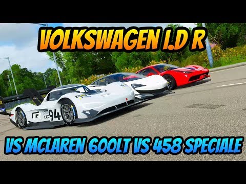 forza-horizon-4-|-volkswagen-i.d-r-vs-mclaren-600lt-vs-ferrari-458-speciale