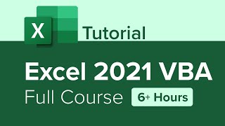 Excel 2021 VBA Full Course Tutorial (6  Hours)