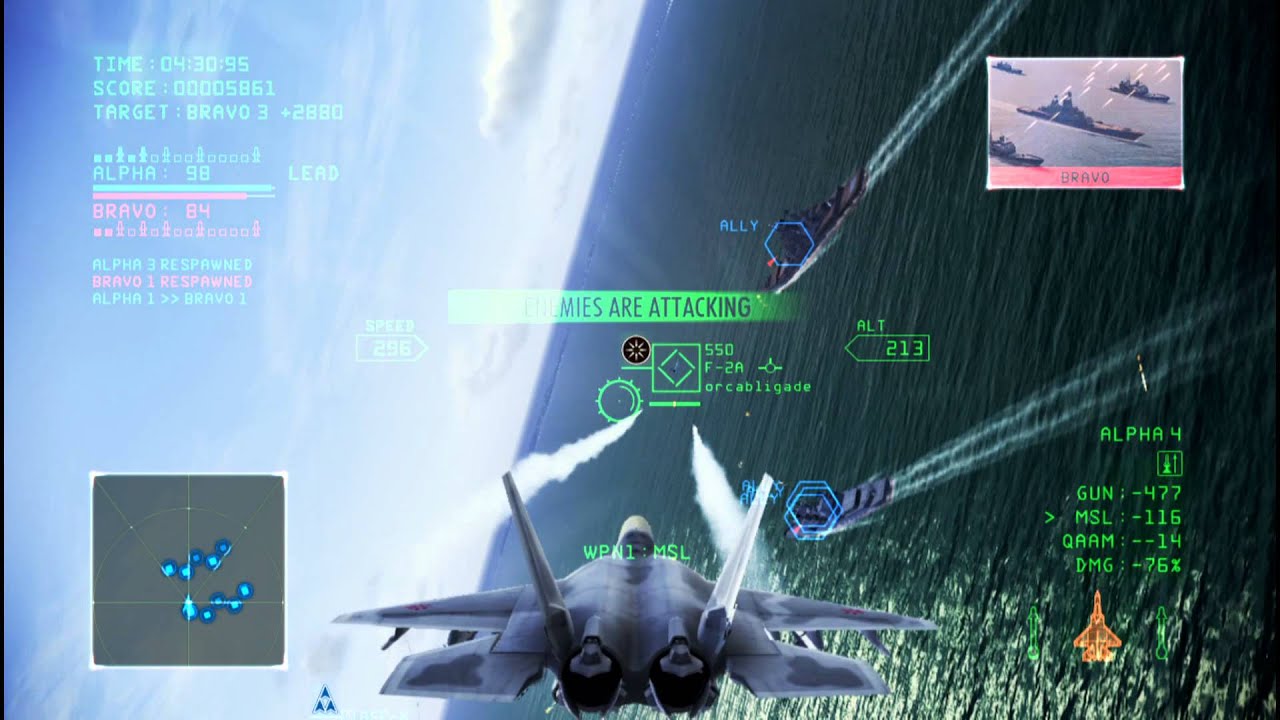 ACE COMBAT INFINITY #273-#4:TDM Comona AIR BASE ATD-0 19353pts - YouTube