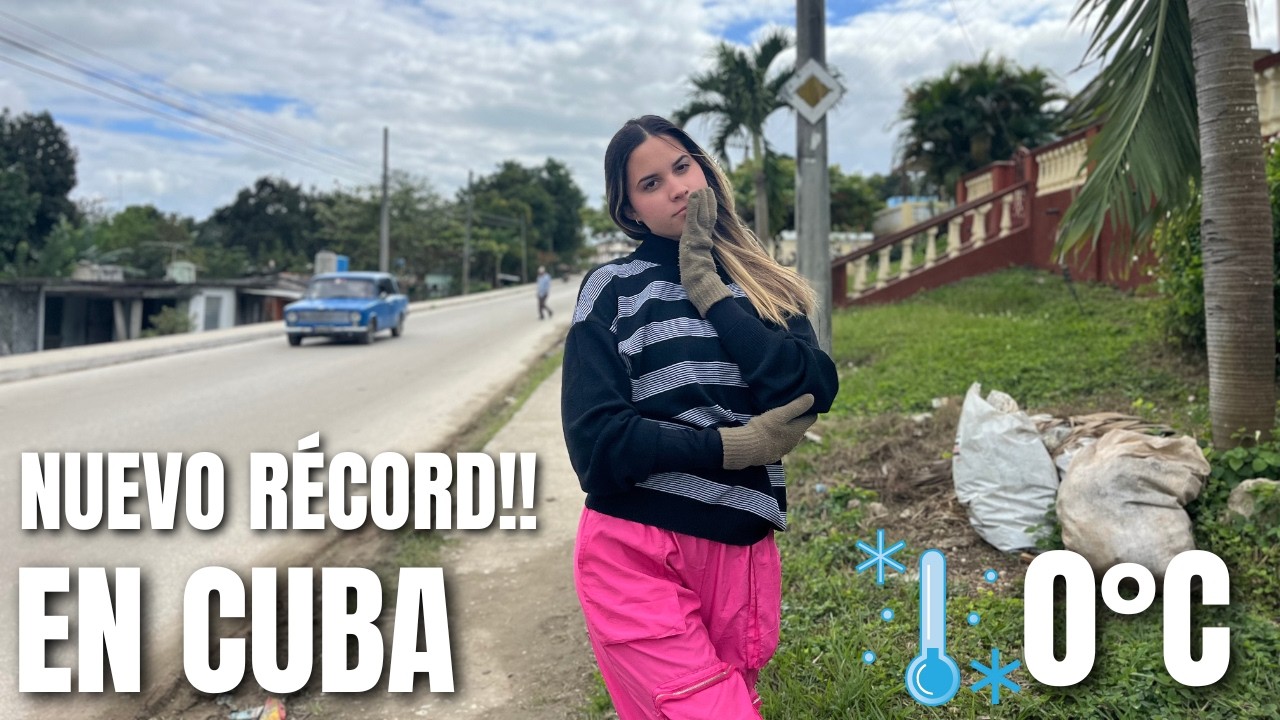 RÉCORD DEL FRÍO MÁS EXTREMO EN CUBA// DE VERDAD NEVÓ?? 🇨🇺❄️