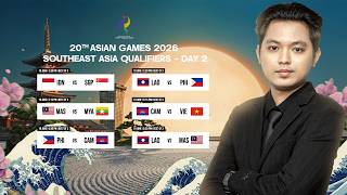 🔴 ASIAN GAME 2026 Day 2 ( Official Restream )