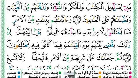 سورة الجاثية مكتوبة / حمزة الجزائري