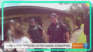 11-year-old Florida girl arrested after faking kidnapping, police say
