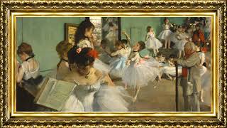 Edgar Degas - The Dance Class (1874) | Framed Fine Art Screensaver for TV