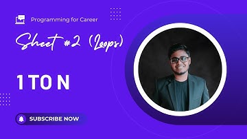 1 to N - Sheet #2 (Loops) | Assiut University Training - Newcomers | Programming for Career