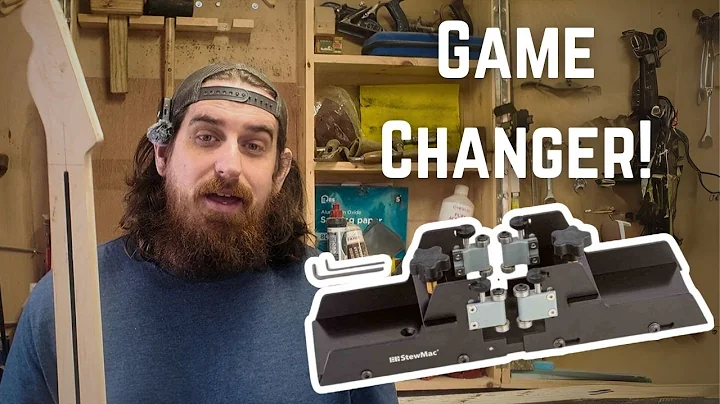 New tools! Building a guitar neck with the Stewmac fret slotting jig and Luthiers friend!