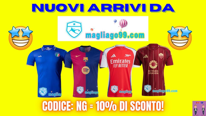 MAGLIAGO - Maglie da CALCIO a POCO PREZZO - nuovi arrivi della nuova stagione!