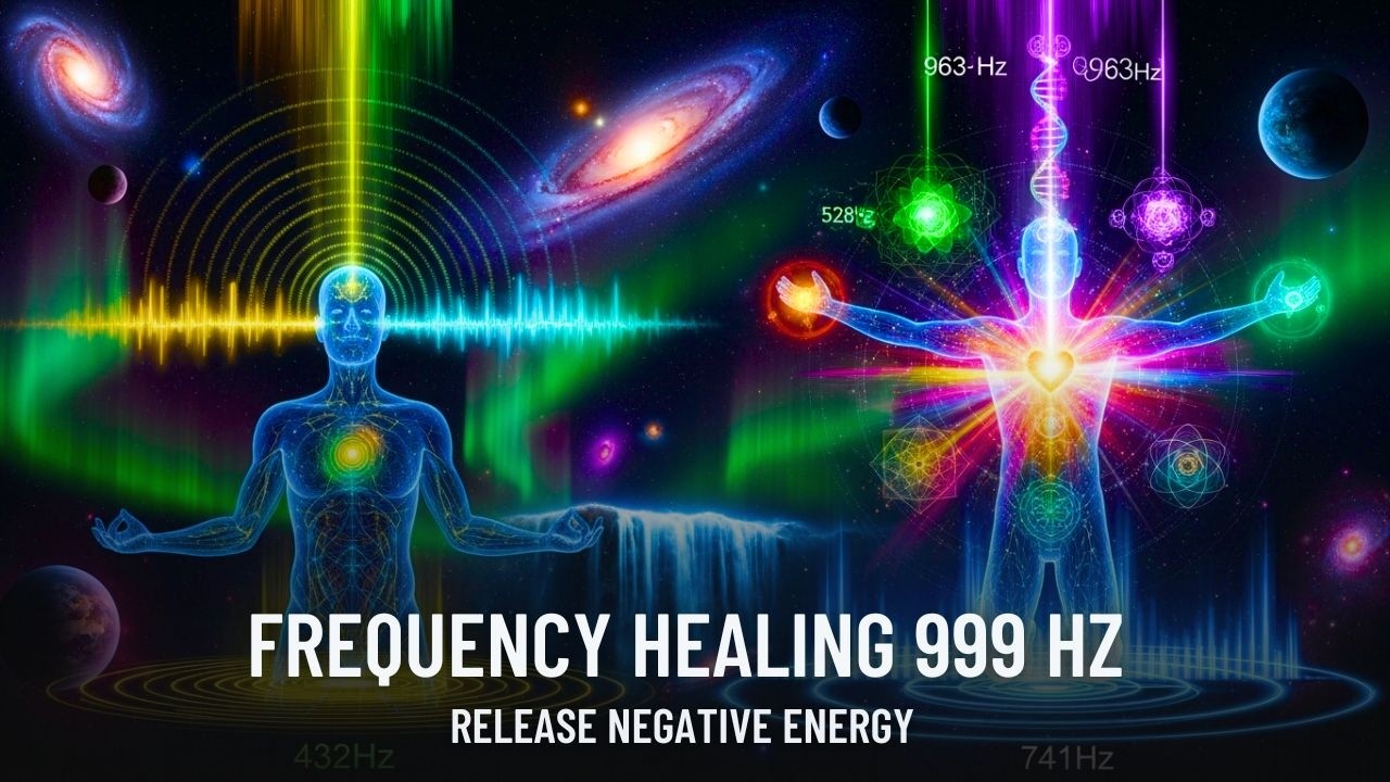 Eliminates All Negative Energy, Super Recovery & Healing Frequency 999 Hz, Sleeping - Aura Cleansing