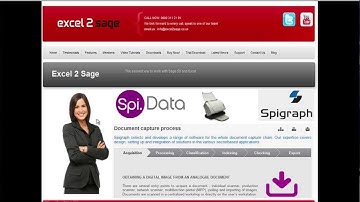 Spi.Data: Import scanned Purchase Invoices Into Sage using Excel2Sage