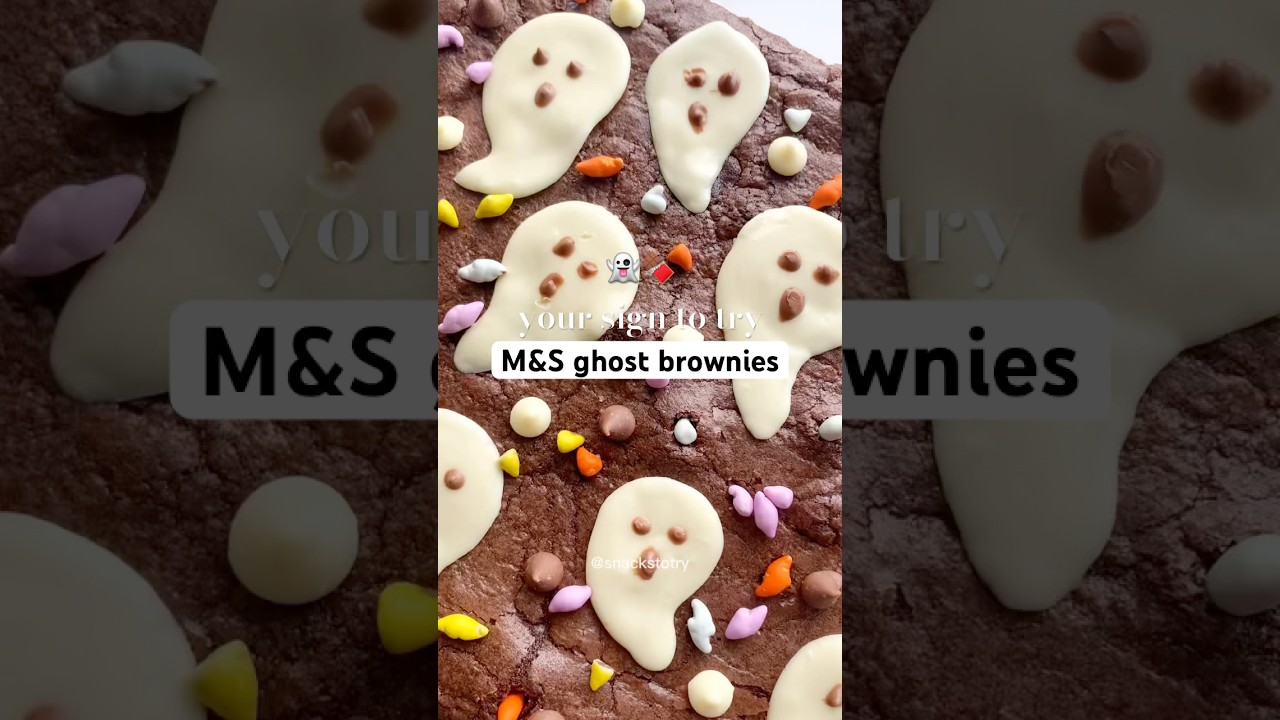 Ghost Brownies From M&S! 