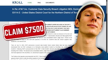 AT&T Data Breach Settlement - How to Claim up to $7,500?