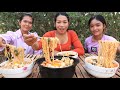 How to cook noodle soup with canned fish recipe - Cooking and eating