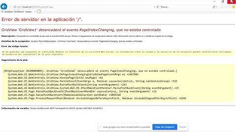 Grid View en ASP con MySql