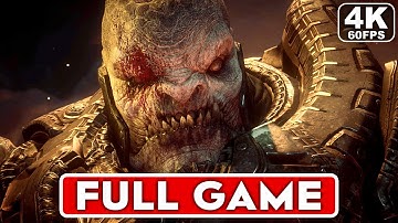 GEARS OF WAR Gameplay Walkthrough Part 1 FULL GAME [4K 60FPS PC ULTRA] -  No Commentary