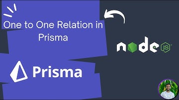 One to One Relation in Prisma