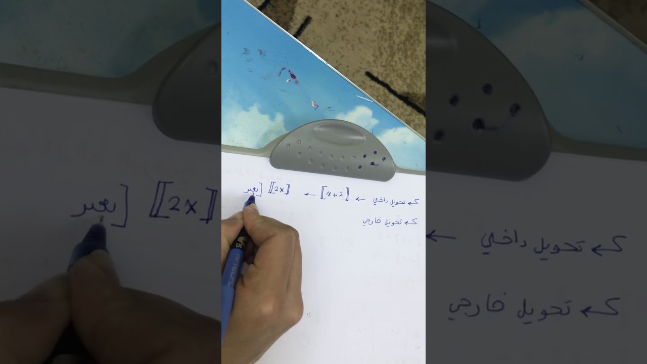 دالة أكبر عدد صحيح ( الدالة الدرجية )