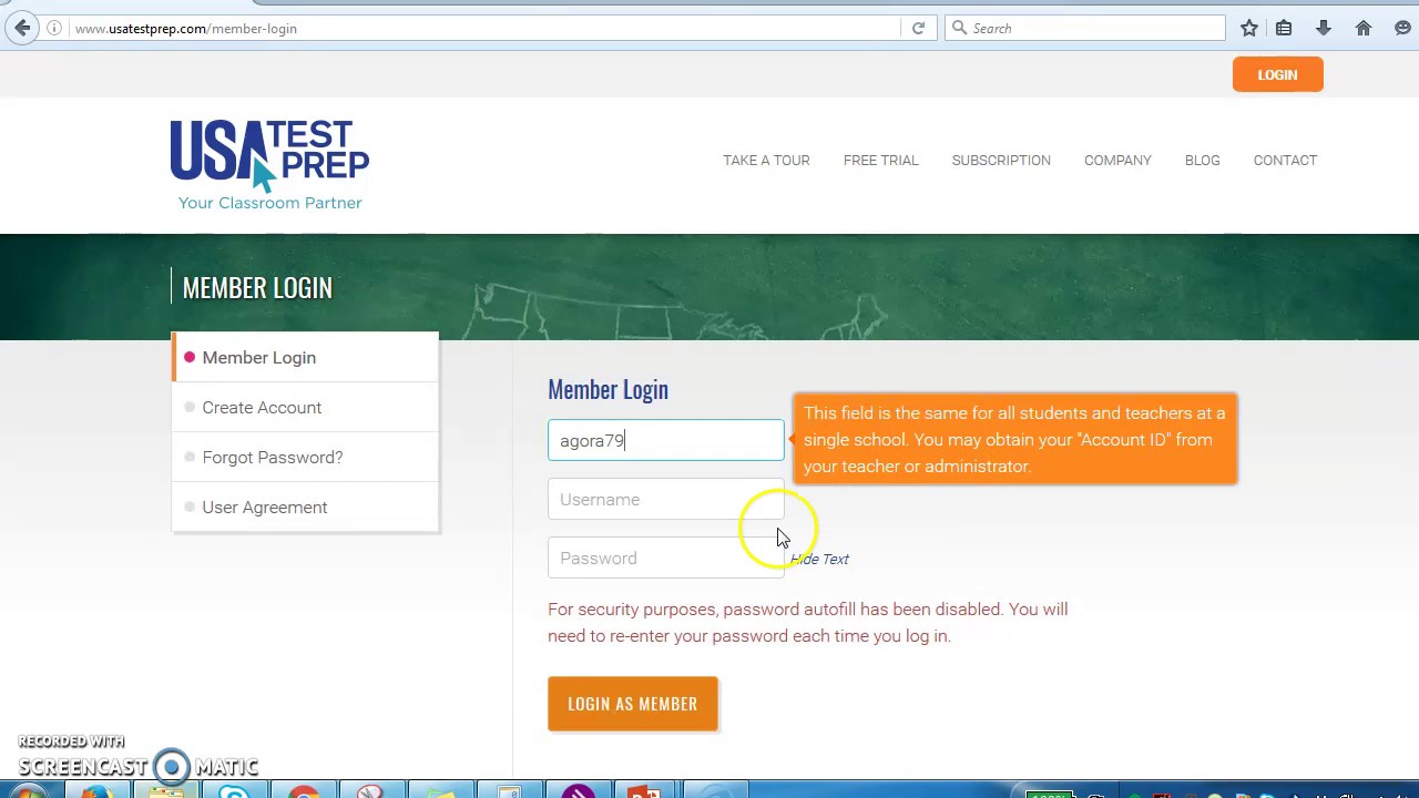 Logging into USA Test Prep - YouTube