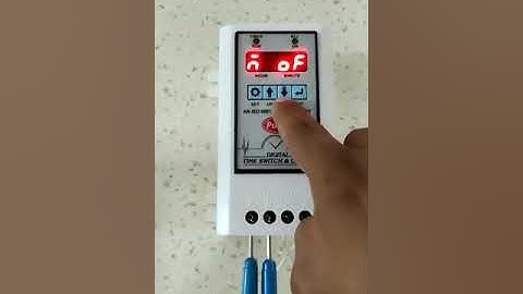 pulse digital timer manual method
