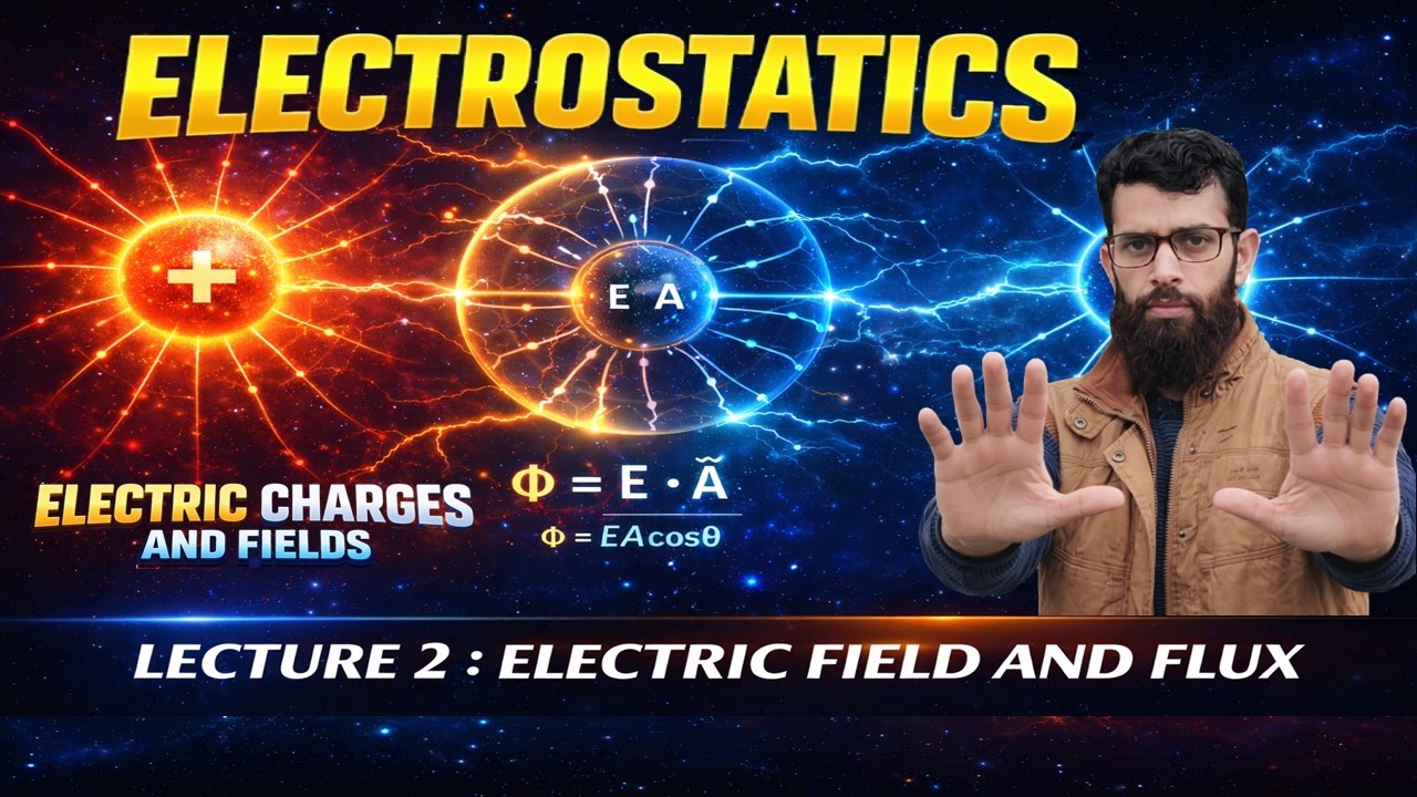 L2- ELECTRIC FEILD AND ELECTRIC FLUX |12TH | JKBOSE | NEET | Mashood sir physics