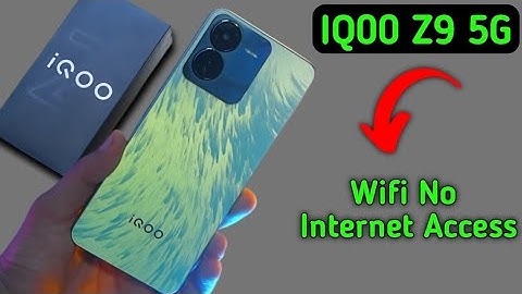 Wi Fi connected but no internet access IQOO Z9, Wi Fi connect hone per bhi internet nahin chal raha