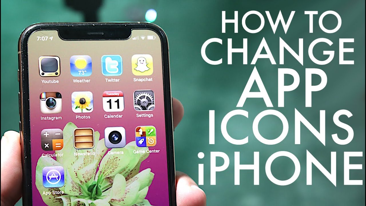 How To Change App Icons On Any iPhone! YouTube