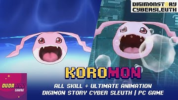 Koromon + Ultimate + Attack + Skill | Digimon Story Cyber Sleuth | PC Game