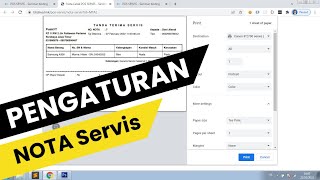 Settings NOTA Servis Hp & Komputer Printer THERMAL, CARTRIDGE, DOT MATRIX POS SERVIS Seniman Koding Settings NOTA Servis Hp & Komputer Printer THERMAL, CARTRIDGE, DOT MATRIX POS SERVIS Seniman Koding