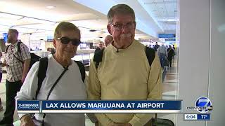 Airport policy in LA allows travelers to bring marijuana but what about Denver?