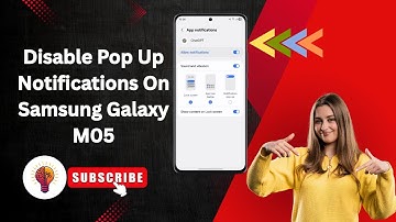 How To Disable Pop Up Notifications on Samsung Galaxy M05 in 2025 – Step by Step Guide for Beginners