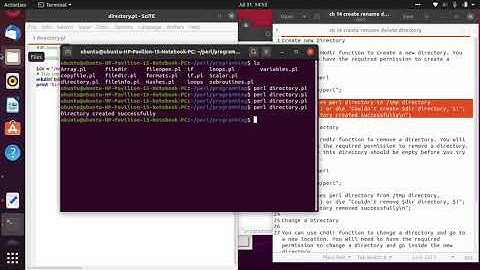 Ch 14 directory in perl programming