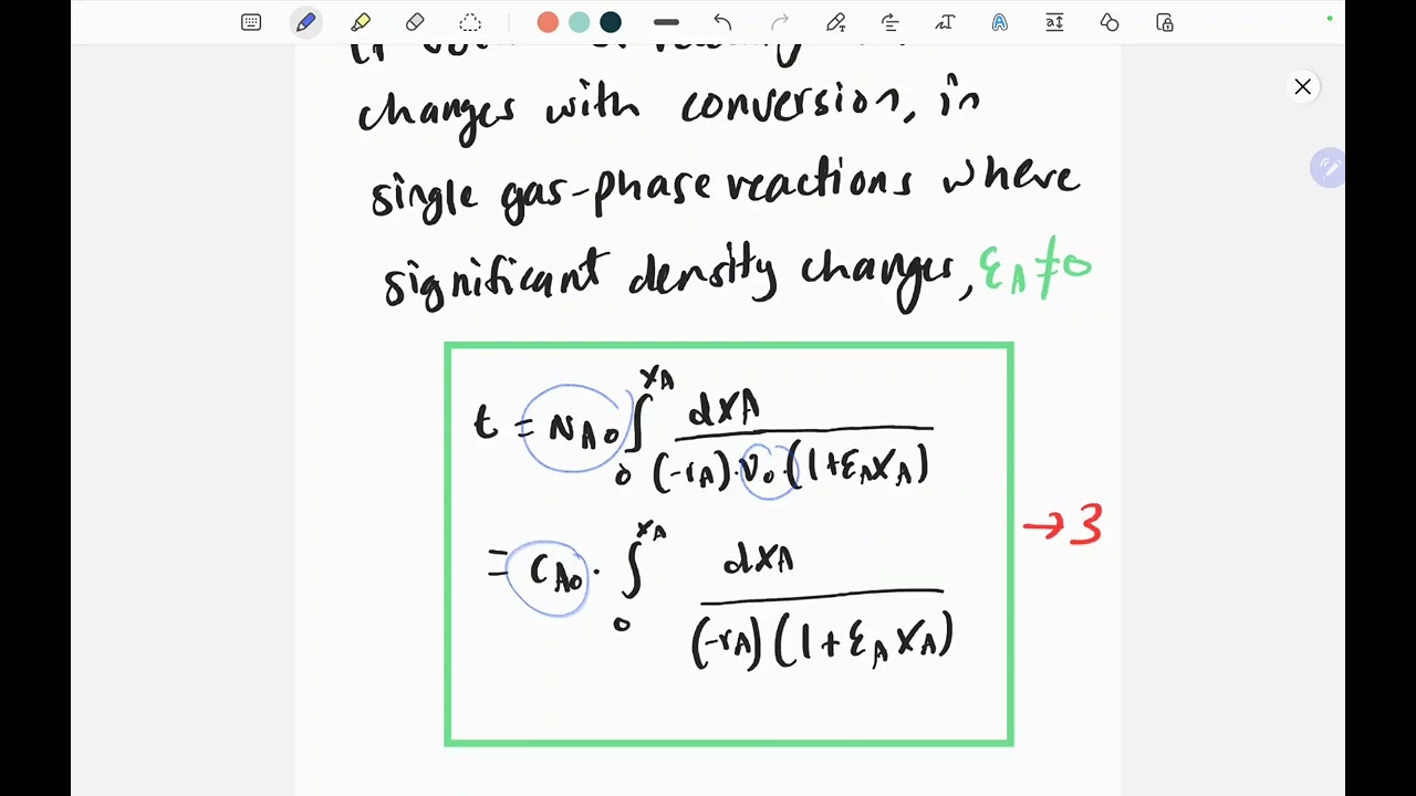 هندسة كيمياوية مرحلة ثالثة مفاعلات الفصل الخامس 2 Ideal reactors for a single reaction شرح كامل