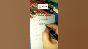Naseem Shah name signature #youtubeshorts #youtube #ytshorts