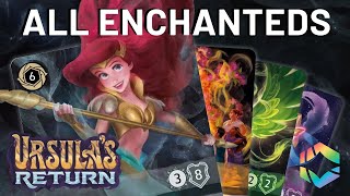 ENCHANTED CARDS FULL LIST! | All 18 Disney Lorcana Enchanted Cards for Ursula's Return