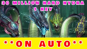 Auto the Hydra! Easy 1 Key on Hard! Raid Shadow Legends! | Zak Gacha Back!