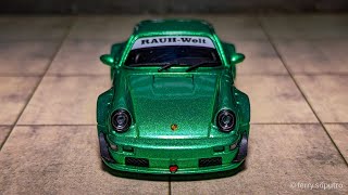 Green Goblin, Is that you?? CM Model Porche 964 Wide Body Green Metallic