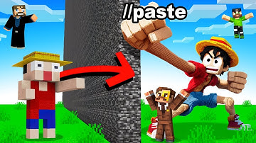 Cheating with //PASTE in a TEAM BUILD BATTLE