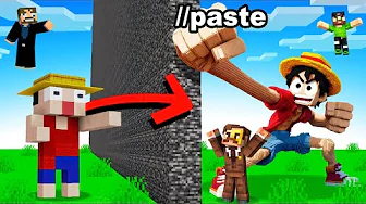 Cheating with //PASTE in a TEAM BUILD BATTLE