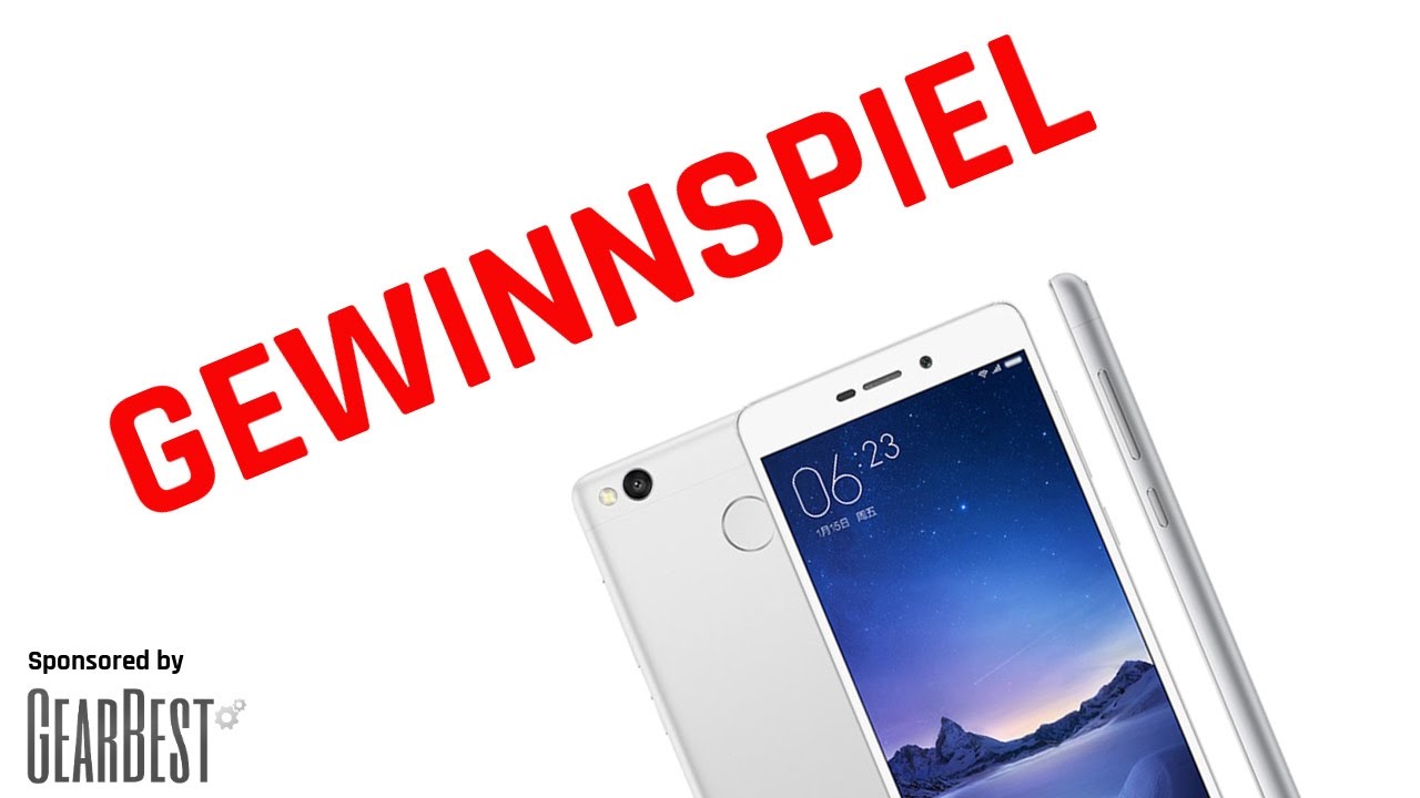 Gewinnspiel auf Techreviewer.de -  Xiaomi Redmi 3S Smartphone (sponsored by Gearbest)