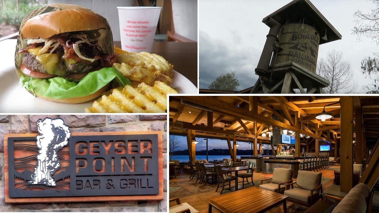 New Geyser Point Bar & Grill at Disney's Wilderness Lodge & Food Truck
