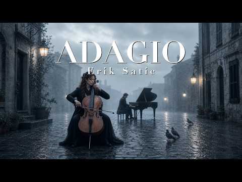 The Most Beautiful 22 Dark Adagios in Erik Satie Style |Cello & Piano | Relaxation| No Lyrics