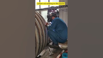 Limpet coil welding on the reactor  #shorts