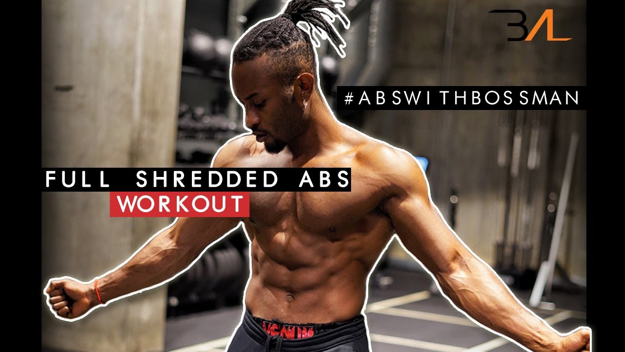 Full Shredded Abs Workout | #AbsWithBossman - YouTube
