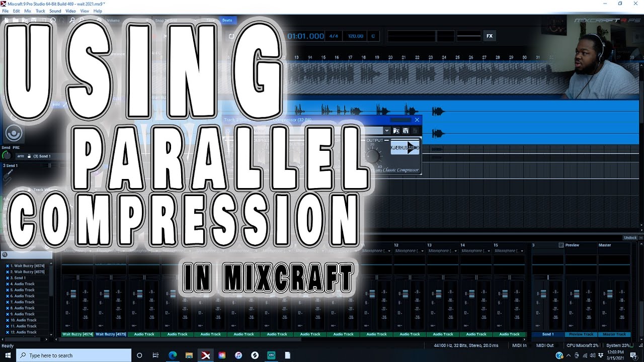HOW TO USE PARALLEL COMPRESSION IN MIXCRAFT 9 - YouTube