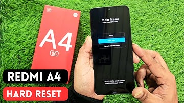 Redmi A4 5g Hard Reset | Pattern Unlock | Factory Reset with keys